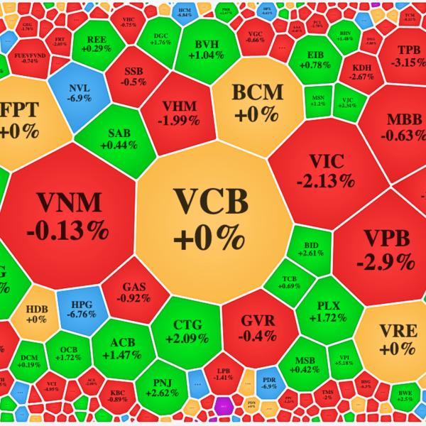 Thiếu vắng dòng dẫn dắt, VN-Index chỉ dao động quanh mốc tham chiếu