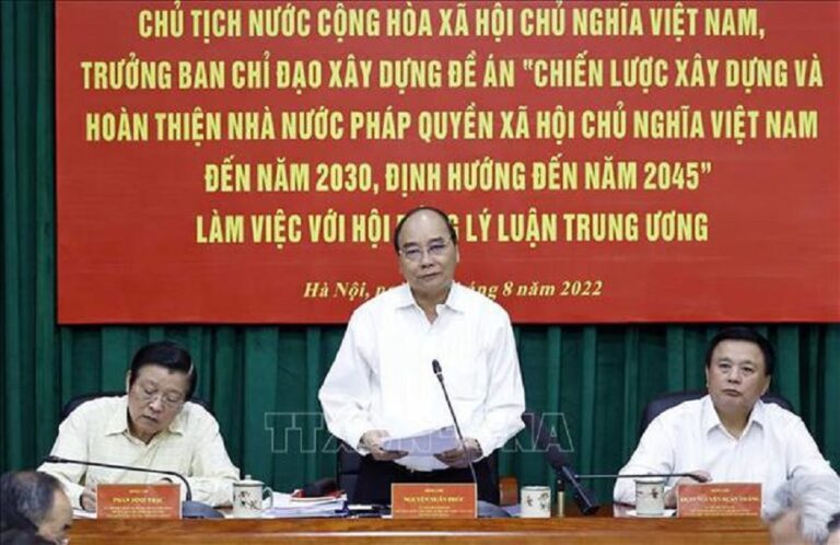 Đồng thuận, thống nhất cao trong xây dựng Đề án về Nhà nước pháp quyền