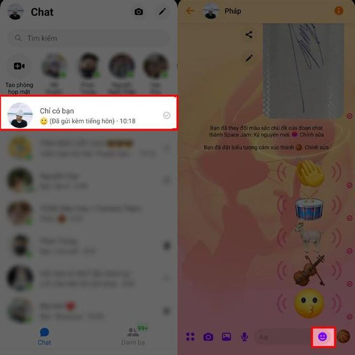 Chỉ cách sử dụng icon phát ra âm thanh của Messenger một cách dễ dàng