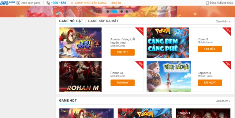 Xếp hạng những công ty game hàng đầu Việt Nam