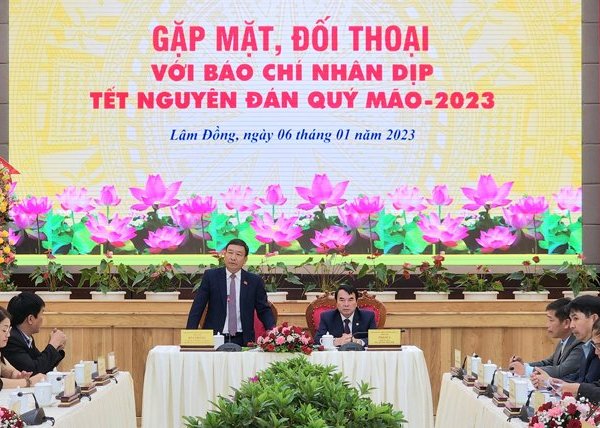 Lâm Đồng: Gặp mặt, đối thoại báo chí nhân dịp Xuân Quý Mão 2023