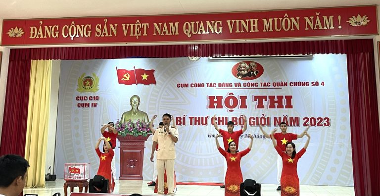 Sôi nổi Hội thi Bí thư chi bộ giỏi năm 2023 tại Cục C10