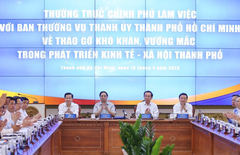 Thủ tướng làm việc với lãnh đạo Tp.HCM, tháo gỡ nhiều vướng mắc