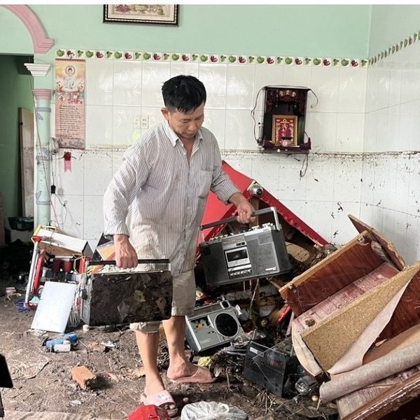 Đồng Nai: Hỗ trợ ban đầu các hộ dân thiệt hại do lũ quét ở Nhơn Trạch