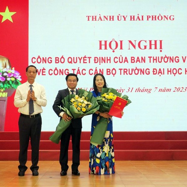 Chỉ định Bí thư, Phó bí thư Đảng ủy Trường đại học Hải Phòng