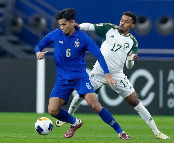 U23 Thái Lan thua thảm trước ĐKVĐ U23 Saudi Arabia